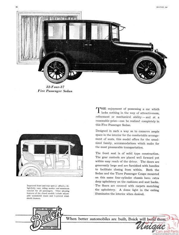 1922 Buick Prestige Brochure Page 8